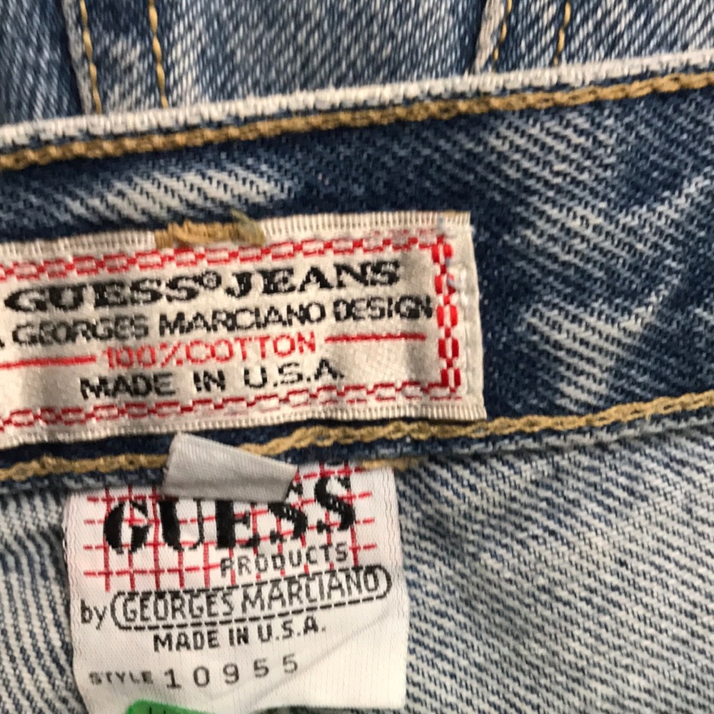 Guess Sz 2 Vintage Distress ButtonFly BermudaShort - Picture 8 of 8